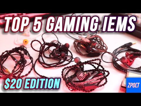 TOP 5 SUB-$20 IEMS FOR GAMING - Best Budget Gaming Earphones