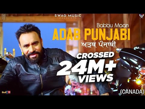 Babbu Maan : Adab Punjabi (Canada) | Official Music Video | Pagal Shayar | New Punjabi Songs 2021