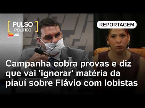 Flávio Bolsonaro: Campanha cobra provas e diz que vai ‘ignorar’ reportagem da Piauí sobre lobistas