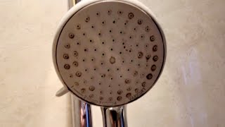 No vinegar wrapping to clean shower heads