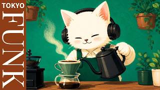 /𝐧𝐨 𝐦𝐞𝐨𝐰 𝐜𝐚𝐟𝐞 | 80's Tokyo Funky Lofi Playlist 🎧 | Broadcasting Beyond | Relax & Chill & Study to