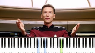 Pogo - Data &amp; Picard - Inofficial Piano Version [Piano Tutorial] // Synthesia