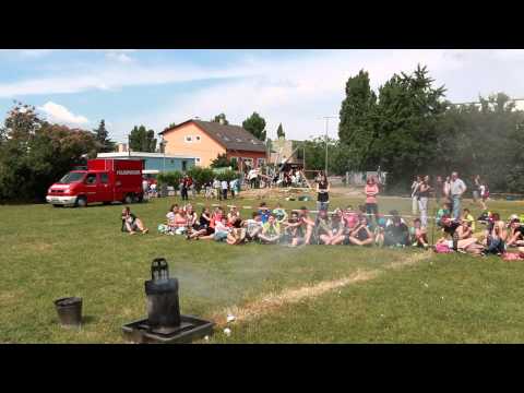 Besuch der FF Lanzendorf in der IMS (Explosionsvorführung)