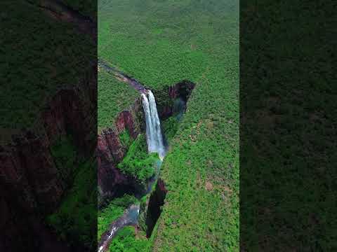 A mais alta do estado do Mato Grosso! 📍 Cachoeira Jatobá 🌍Vila Bela da Santíssima Trindade.