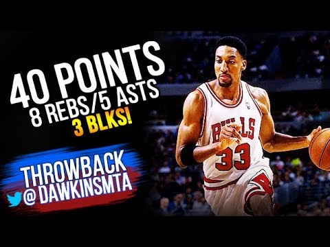 Scottie Pippen Full Highlights 1995.03.11 vs Lakers - 40 Pts, 8 Rebs, 5 Ast, 3 Blocks!