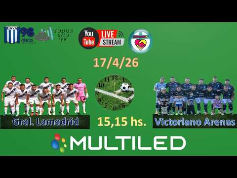 Gral. Lamadrid vs. Victoriano Arenas - Fecha 8 - Primera C Metropolitana 2026 - Solo Audio Cancha