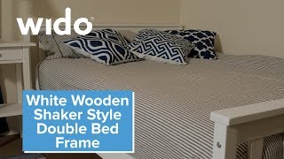 Wido Double Wooden Bed Frame Product Video (BED2)