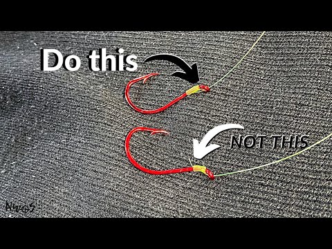 Improved Egg Loop Knot for Fishing Sandshrimp, Herring, and Nightcrawlers