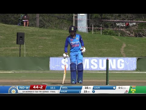 Harleen Deol 46 runs vs South Africa Women| Final - South Africa Women vs India Women