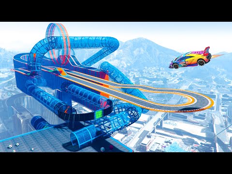 CRAZY GTA 5 SUPERCAR STUNT RACE | No Copyright Gameplay 4K 60fps | 655