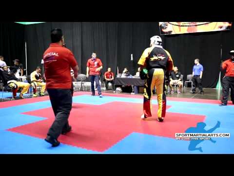 Hakim Walker v Ramon de la Cruz - Men's Sparring Semi-Finals - 2014 BLITZ Championships