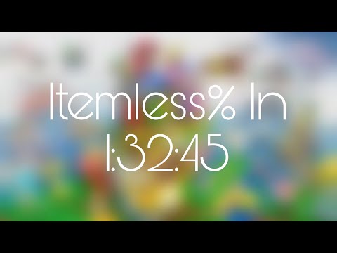 Super Mario 3D World (Switch) Itemless% [Aka Worse Category] Speedrun In 1:32:45 (Former WR)