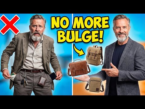 Stop Stuffing Your Pockets: 3 Essential Bags Every Man Over 50 Needs