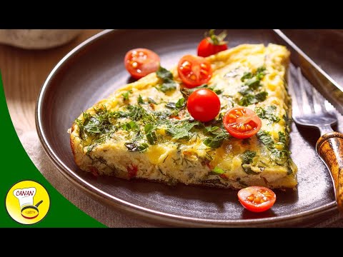 Fertig in 10 Minuten! Omelett mit Kartoffeln | Kartoffel Pfanne mit Ei und Käse | Canans Rezepte