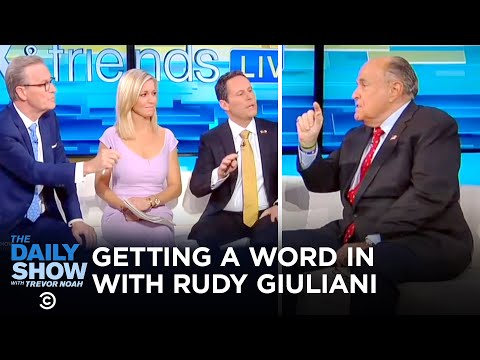 Getting a Word In with Rudy Giuliani | The Daily Show