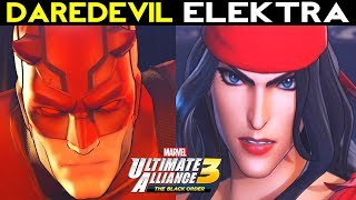 Marvel Ultimate Alliance 3 - Meeting ELEKTRA Daredevil & Iron Fist -Elektra Boss Fight