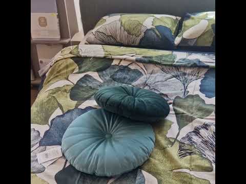 Gultasveļas komplekts Silke Blue Green video