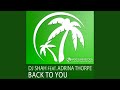 Back To You (Original Mix)