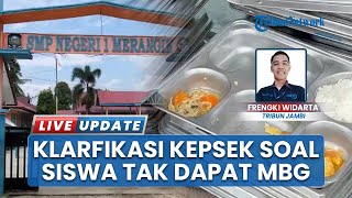 Sejumlah Siswa di SMPN 1 Merangin Jambi Tidak Dapat MBG, SPPG Kekurangan Ompreng