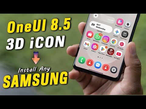 Samsung install - ONE UI 8.5 3D icon pack on Any Galaxy Phones 😍😱 #oneui8 #samsung #samsungtips 