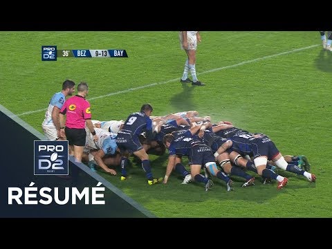 PRO D2 - Résumé Béziers-Bayonne: 30-13 - J12 - Saison 2018/2019