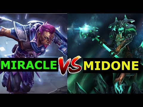 Miracle 9k vs MidOne 10k — Dota 2
