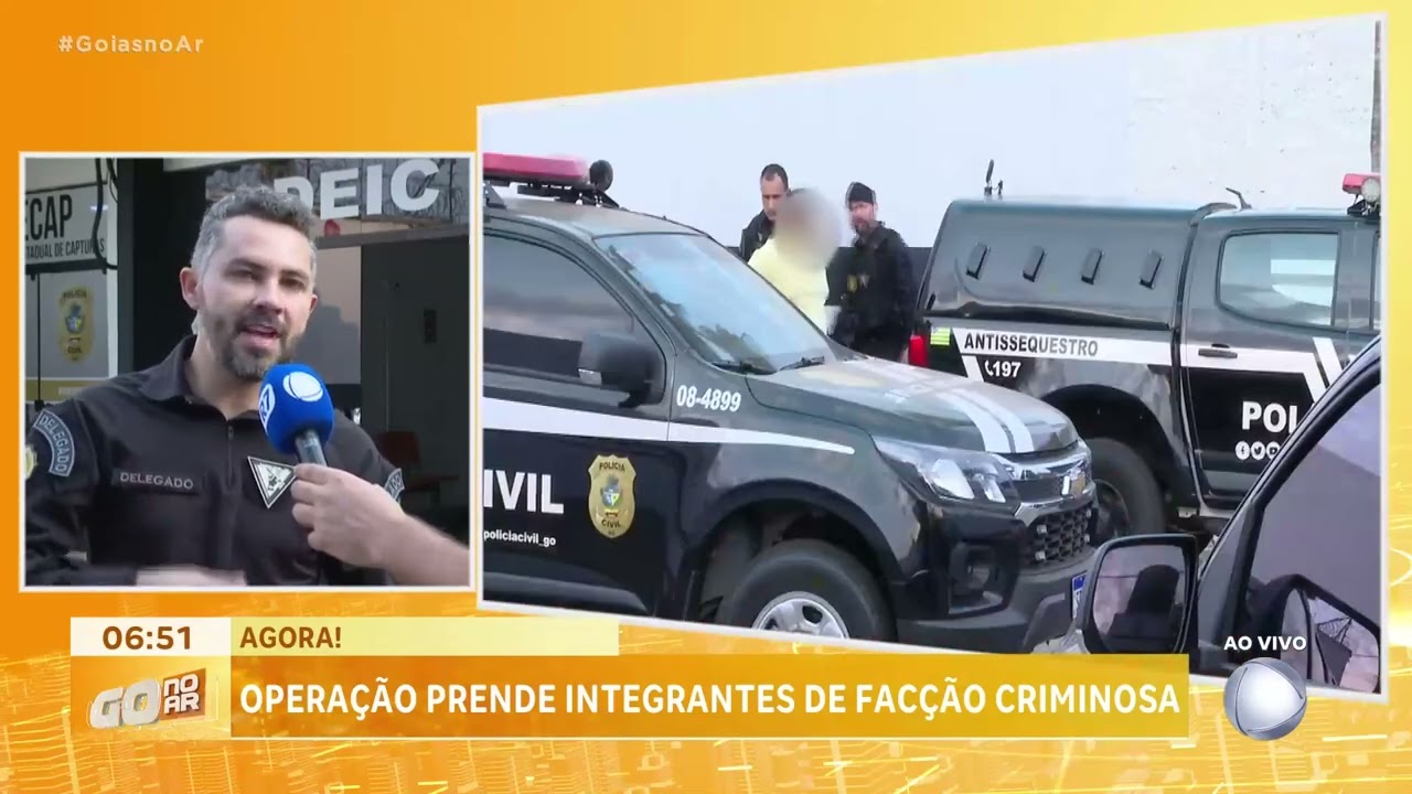 OPERAÇÃO PRENDE INTEGRANTES DE FACÇÃO CRIMINOSA