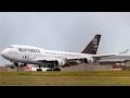 ED FORCE ONE Boeing 747 428 Landing Melbourne Airport TF AAK