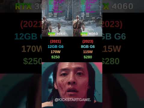 RTX 4060 vs RTX 3060 – FPS Comparison 🔥