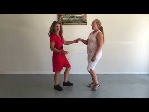 Rockabilly Revolution Lesson 2. @real-rockabilly. Underarm turn and return & a both partner spin.