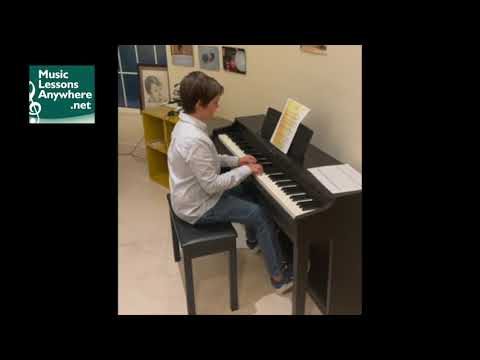 ABRSM Grade 1 Piano Exam Distinction - Odysseas playing his exam pieces