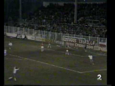 Real Zaragoza.Golazo de poyet en Burgos