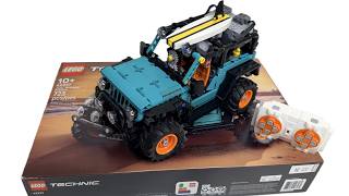 How to Motorize Lego Technic 42227 Jeep Wrangler Rubicon Speed Build PF RC Mod MOC (4K)