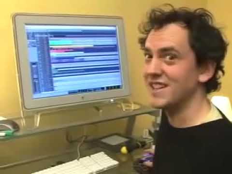 Simon Posford in the studio