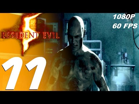 Resident Evil 5 - Walkthrough Part 11 - Uroboros Boss [1080p 60fps]
