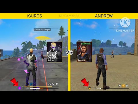 ANDREW NEW ABILITY VS KAIROS ABILITY TEST FF MAX | OB46 UPDATE FF MAX | FF MAX ANDREW VS KAIROS |
