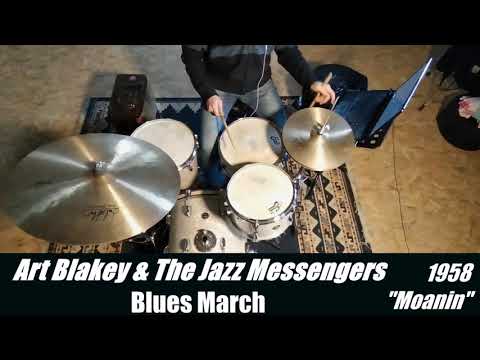 Art Blakey on "Blues March" - Drum solo transcription (The Jazz Messengers)