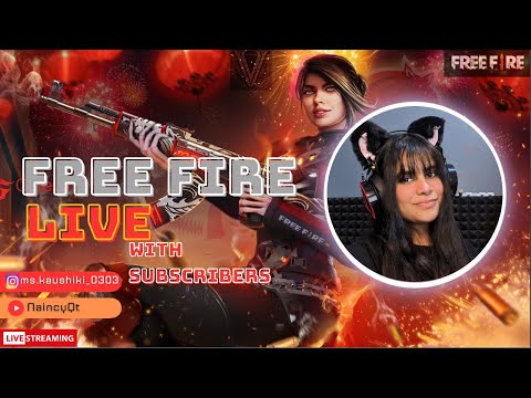 NaincyQt - Free Fire Live😳❤Ajao Sab|| #livestream #gamergirl #freefire #freefirelive