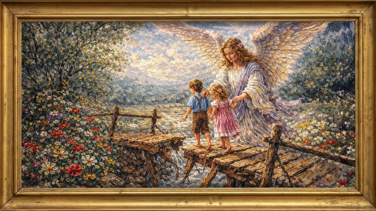 FRAME TV ART: Guardian Angel for Your TV (2 Hours) | Catholic Art Ambience 4K  Wallpaper 4k