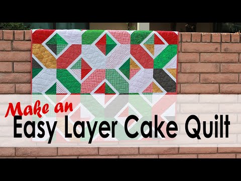 How to Make an Easy Pre-Cut Layer Cake Quilt with On Williams Street