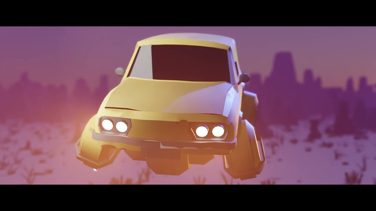 Flying car animation thumbnail