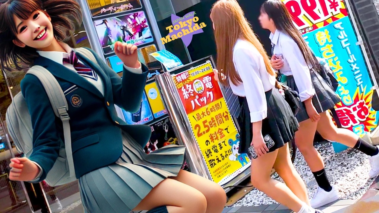 Tokyo Machida 🐶 Amusement Town 💖 4K Nonstop 1 Hour
