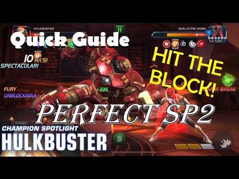 Hulkbuster Guide | Landing Sp2 into Block Consistently | Marvel Contest of Champions