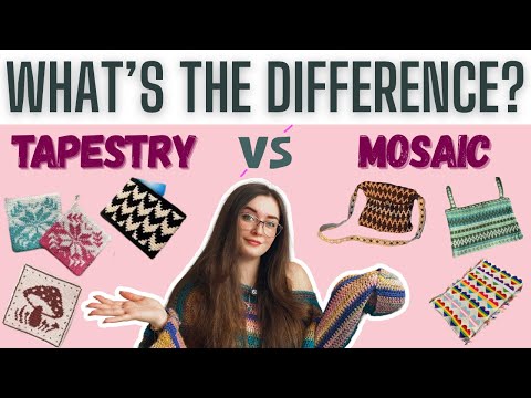 Mosaic Crochet VS Tapestry Crochet | Whats The Difference?