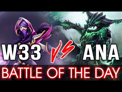 [Ana] Outworld Devourer vs [W33] Templar Assassin - Battle of the Day - Dota 2 Highlights