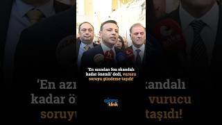 "En azından fon skandalı kadar önemli" dedi, yakıcı soruyu gündeme taşıdı! #shor