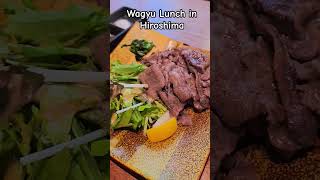 Lunch in Hiroshima #food #cruise #japan #hiroshima #wagyu @celebritycruises