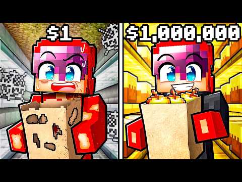 $1 vs $1,000,000 STORE in Minecraft!