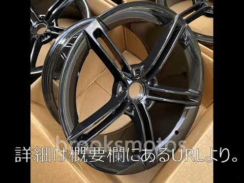 19インチ NEW グロスブラック スタイル ホイール 2020+ タイカン プリベート リスティング BRN-1298