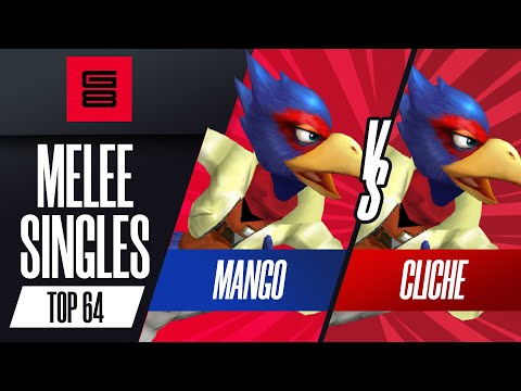 Mango (White) vs Cliche (Green) - Top 64 Melee Singles - G8 | Falco vs Falco